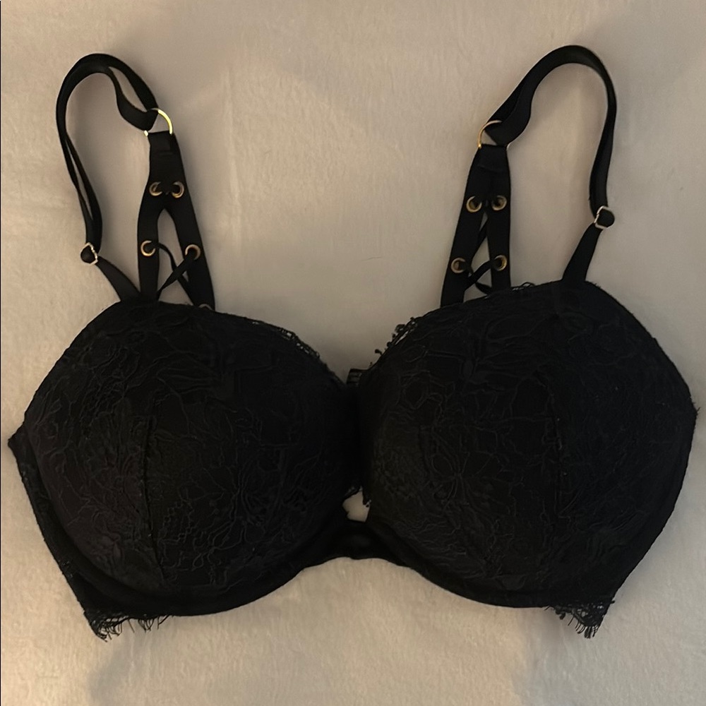 PINK Victoria's Secret Black Lace Bra